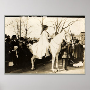 Poster Association Nationale Américaine De Suffrage Fémin
