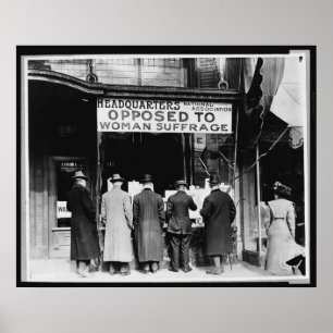 Poster Association nationale anti-suffrage