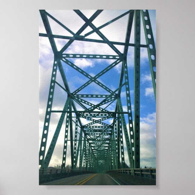 Poster Astoria-Megler Bridge, Astoria (Devant)