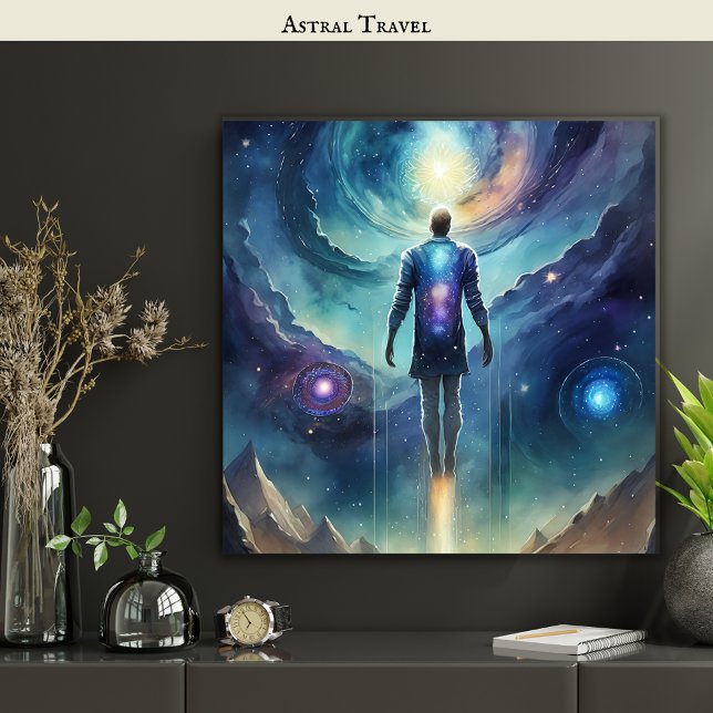 Poster Astral Travel OBE Lucid Dreamer Dream Signifie (Créateur téléchargé)