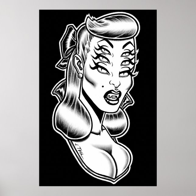 Poster Astro-Creeps™/Candy La Vamp™ (Devant)