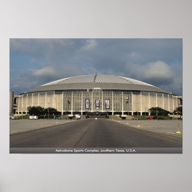 Poster Astrodome Sports Complex, sud du Texas, États-Unis (Devant)