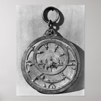 Poster Astrolabe mauresque, de Cordoue, 1054