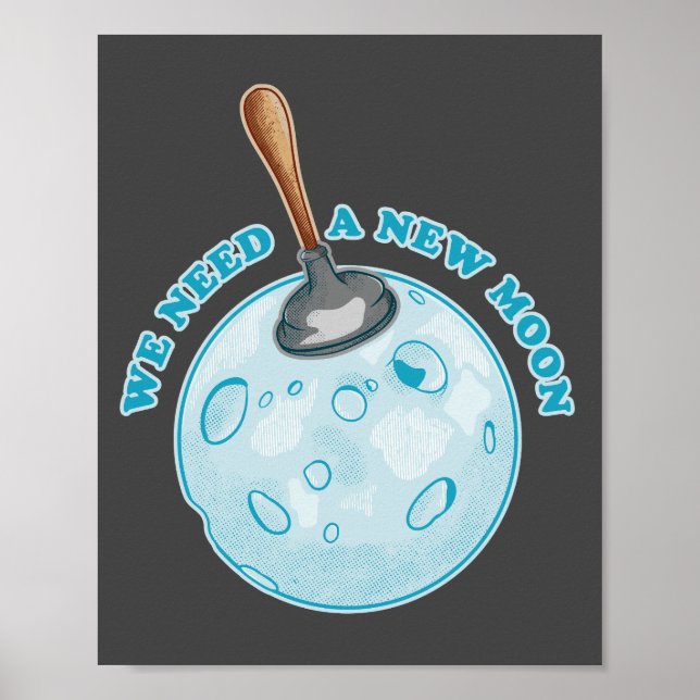 Poster Astrologie de la nouvelle lune (Devant)