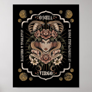 Poster Astrologie du virus Zodiaque48