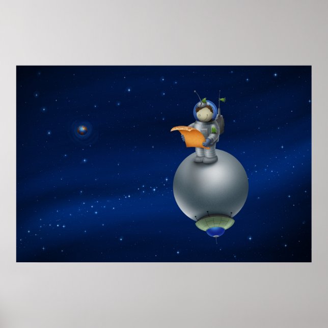 Poster Astronaut (Devant)