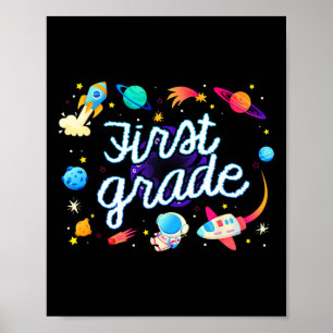 Poster Astronaute de première année Planètes Espace Ck à