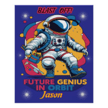 Astronaute - Génie du futur en orbite
