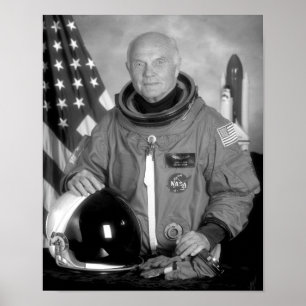 Poster Astronaute John Glenn