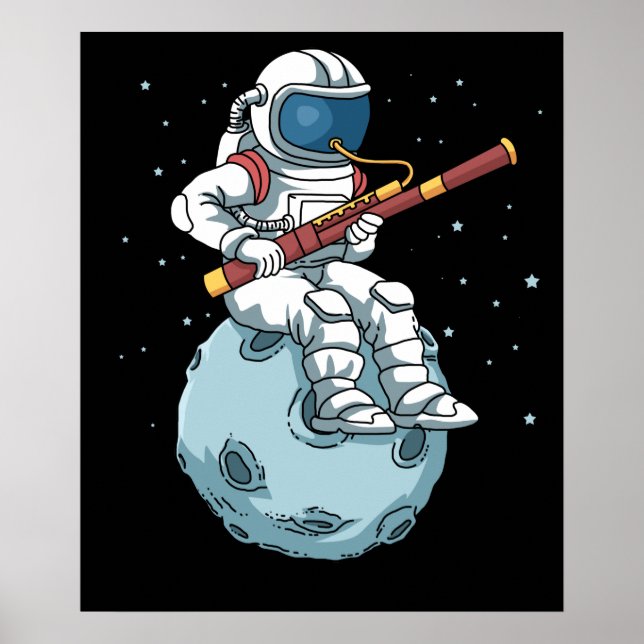 Poster Astroniste Bassoonist (Devant)