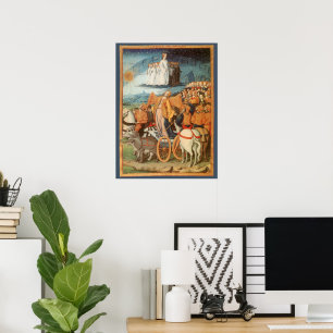 Poster Astronomie céleste vintage Puissance des cieux