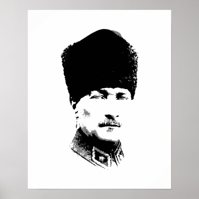 Poster Ataturk (Devant)