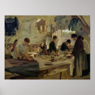 Poster Atelier de repassage à Trouville, 1888