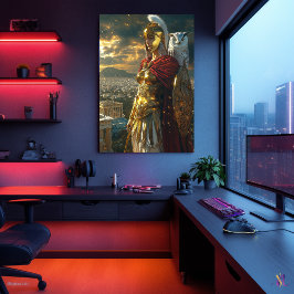 Poster Athéna, déesse de la sagesse et de la guerre - Gar