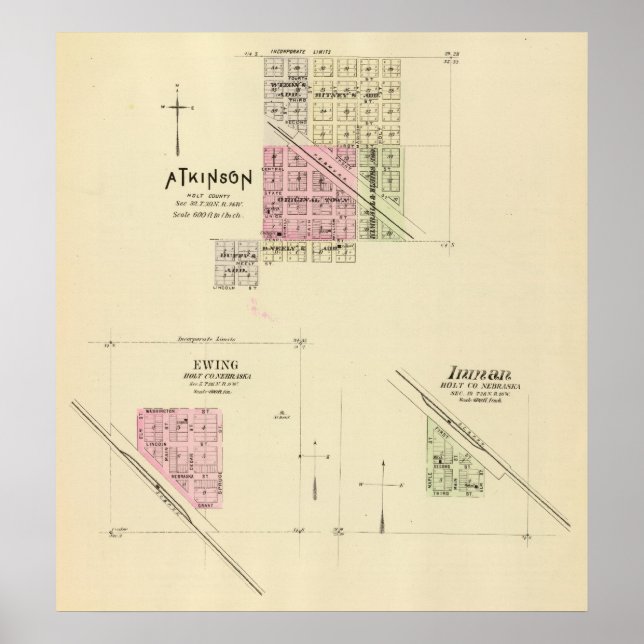 Poster Atkinson, Nebraska (Devant)