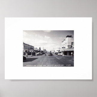 Poster Atlantic Ave., Delray Beach, Floride Vintage