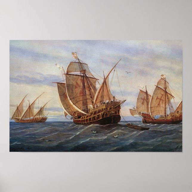 Poster atlantic ocean (Devant)