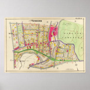 Poster Atlas de Yonkers New York