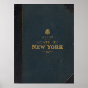 Poster Atlas New York state