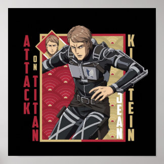 Poster Attaque contre Titan Jean Kirstein
