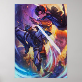 Poster Attaque contre titan Levi