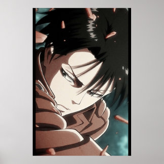 Poster Attaque Contre Titan Levi