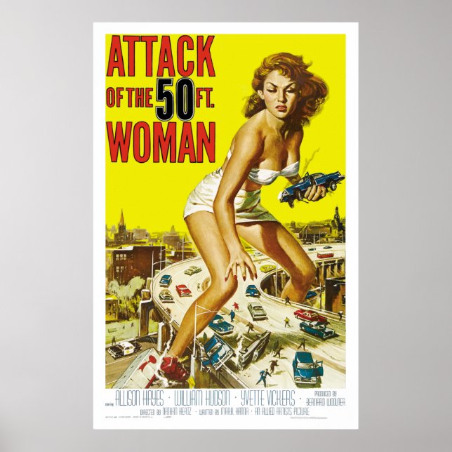 Poster Attaque de la femme de 50ft (Devant)