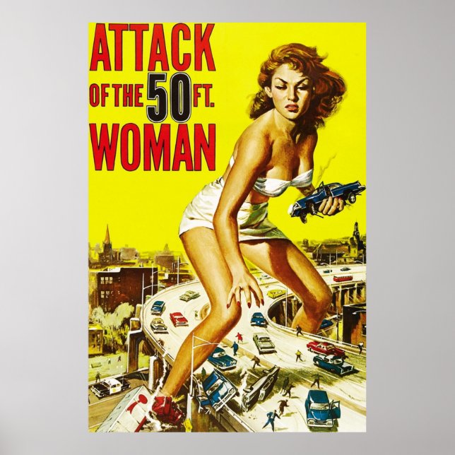 Poster Attaque de la femme de 50ft (Devant)