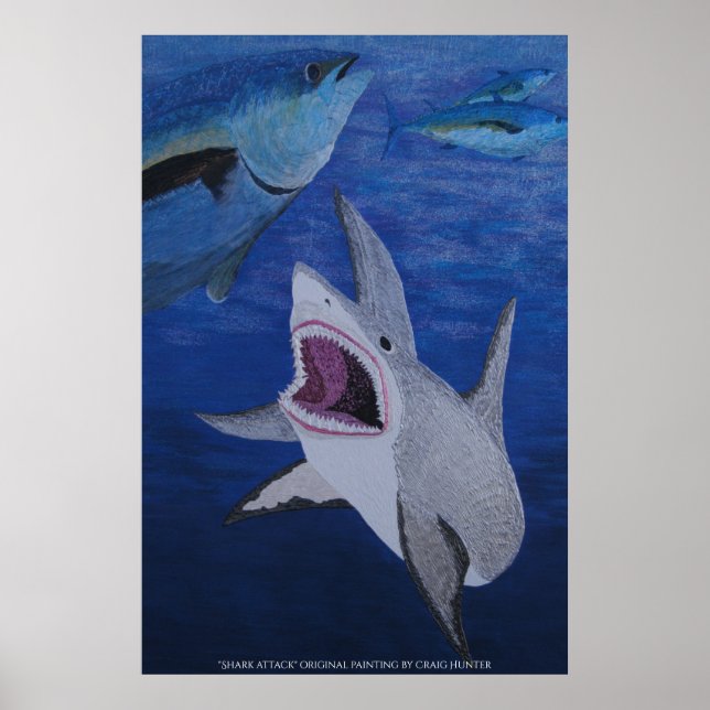 Poster Attaque de requin (Devant)