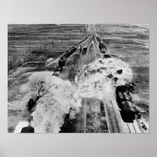 Poster Attaque ferroviaire