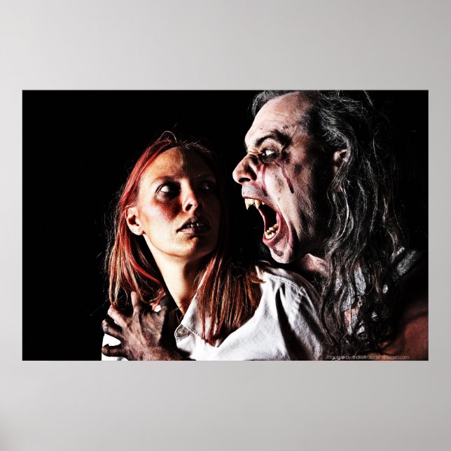 Poster "Attaqué" par Andrew Gettler (Devant)