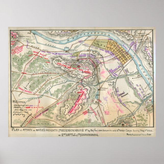 Poster Attaque sur les hauteurs de Marie (Devant)