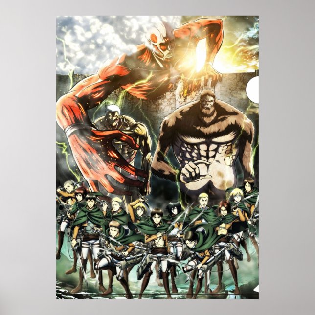 Poster Attaque sur Titan All (Devant)
