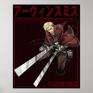 POSTER ATTAQUE SUR TITAN ERWIN SMITH