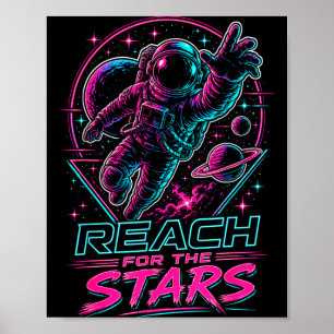 Poster Atteindre les étoiles étudiant enseignant état d'e