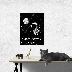 Poster Atteindre L'Espace Étoiles