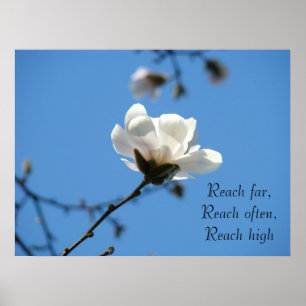 Poster Atteindre loin Atteindre souvent Atteindre haut im