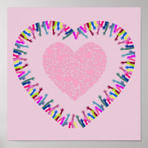 Poster Atteindre pour l'amour