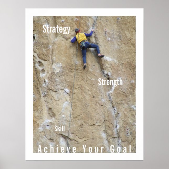 Poster Atteindre votre objectif (Devant)