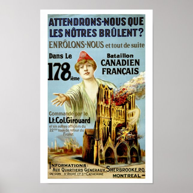 Poster Attendrons-Nous Que Les Notre-Brulent (Devant)