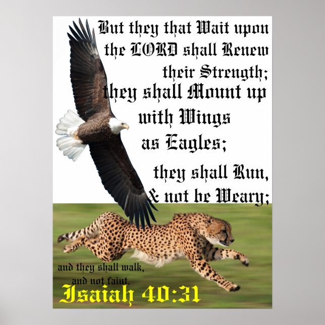 Poster Attends le Seigneur. III (Devant)