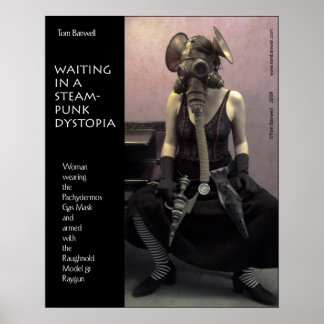 Poster Attente dans une dystopie de Steampunk