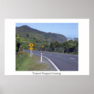 Poster Attention aux pingouins