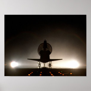 Poster Atterrissage de la navette spatiale Discovery (STS