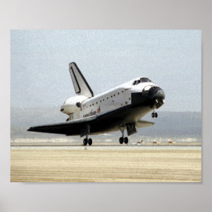 Poster Atterrissage de la navette spatiale (STS-67)