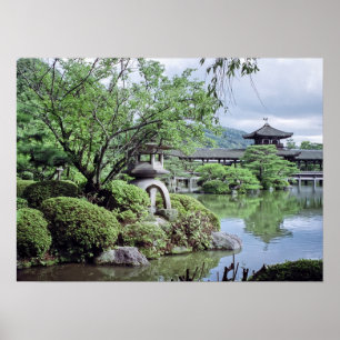 Poster ATTERRISSAGE EN PIERRE à HEIAN SHINTO SHRINE - KYO