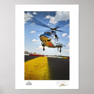 Poster Atterrissage par hélicoptère à la Galerie NYC