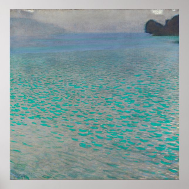 Poster Attersee - Gustav Klimt (Devant)