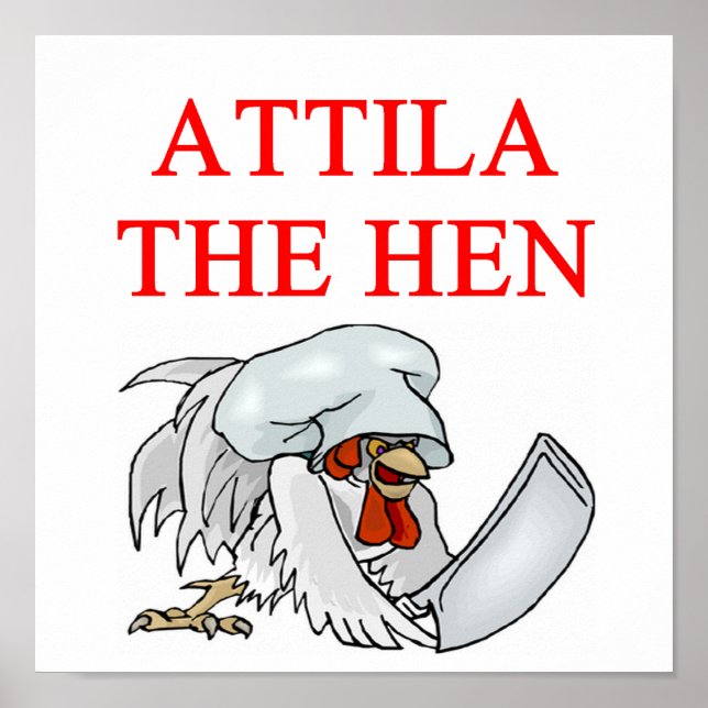 Poster ATTILA la poule (Devant)