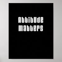 Attitude S Bold Typographie Design Sticker